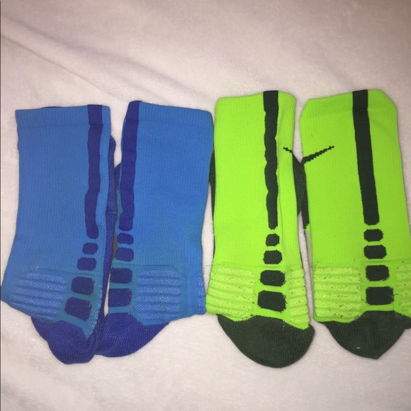 green nike elite socks